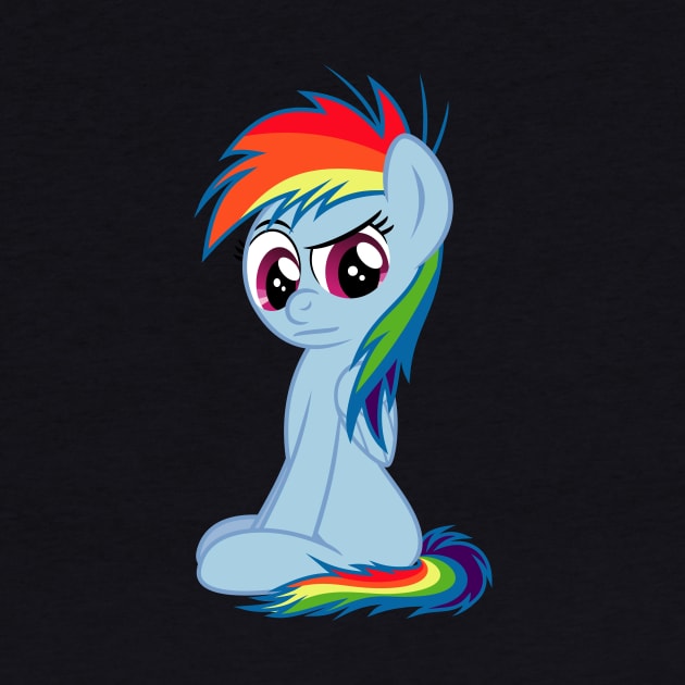 Rainbow Dash Filly by Rutger_J